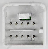 APDTY 012682 Power Window Switch With Chrome Tips Front Left