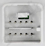 APDTY 012682 Power Window Switch With Chrome Tips Front Left