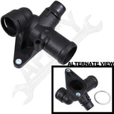 APDTY 013015 Engine Coolant Water Outlet Replaces 06B121132E