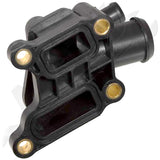 APDTY 013413 Coolant Air Bleeder Water Outlet Housing w/CTS Coolant Temp Sensor