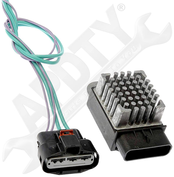 APDTY 013421 Radiator Fan Relay and Pigtail (Replaces OE 68023333AA, 68041017AB)