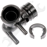 APDTY 013519 Radiator Coolant Filler Cap Filler Neck Plastic Nozzle Pipe