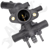 APDTY 013969 Water Outlet & Gasket Fits 05-07 Five Hundred, Freestyle, & Montego