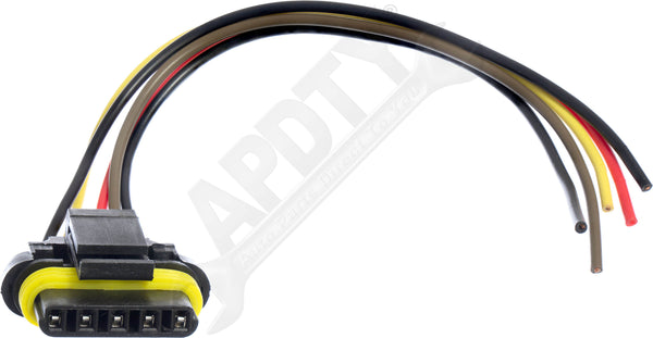 APDTY 015290 UVC Upper Valve Cover Outer Wiring Harness Pigtail Connector 7.3L