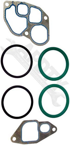 APDTY 015335 Oil Cooler Gasket Kit Includes Gaskets and O-rings