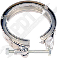 APDTY 015362 V-Band Clamp, 100mm / 3.937" Turbo Turbocharger To Exhaust Up-Pipe