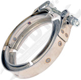 APDTY 015362 V-Band Clamp, 100mm / 3.937" Turbo Turbocharger To Exhaust Up-Pipe