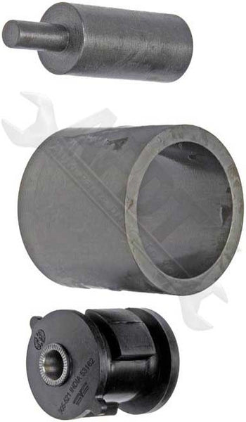 APDTY 016632 Rear Lower Rubber Knuckle Bushing With Steel Press Tool & Sleeve