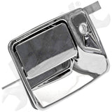 APDTY 143249 Exterior Door Handle; Chrome; Front Left