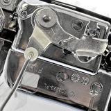 APDTY 143249 Exterior Door Handle; Chrome; Front Left