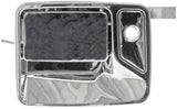 APDTY 143249 Exterior Door Handle; Chrome; Front Left