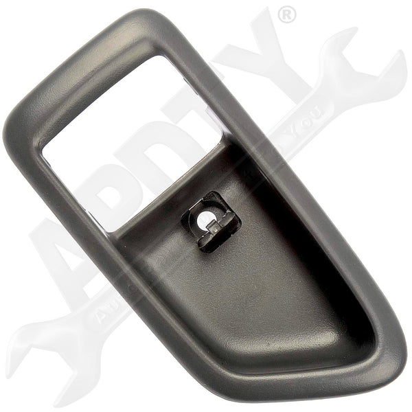 APDTY 02117 Interior Door Handle Left Front/Rear Bezel Smooth Gray