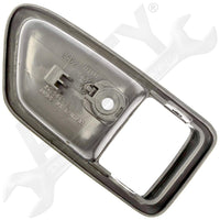 APDTY 02117 Interior Door Handle Left Front/Rear Bezel Smooth Gray