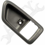 APDTY 02118 Interior Door Handle Right Front/Rear Bezel Smooth Gray