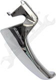 APDTY 02130 Interior Door Handle Lever; Right Front or Rear; Chrome