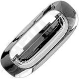 APDTY 02151 Tailgate Handle Chrome Bezel Fits Select 1997-2011 Dakota, Raider