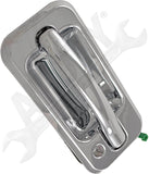 APDTY 02202 Exterior Door Handle Chrome Front Left Fits 2003-2009 Hummer H2