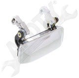 APDTY 02222-Metal Door Handle Fits Front LH=RH