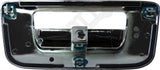 APDTY 02236 Chrome Tailgate Handle Bezel Trim (w/o Backup Cam w/o keyhole)