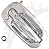 APDTY 143327 Exterior Chrome Door Handle Front LH For 99-06 GM Truck W/ Keyhole*