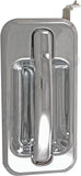 APDTY 02321 Exterior Door Handle Front Right No Keyhole Chrome