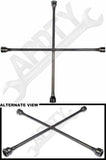 APDTY 02779 Automotive 4-Way Four Way Wheel Tire Lug Nut Wrench For Car or Truck
