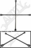 APDTY 02779 Automotive 4-Way Four Way Wheel Tire Lug Nut Wrench For Car or Truck