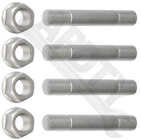 APDTY 028624 Wheel Hub Bearing Mount Bolt Stud & Nut Set Of 4