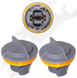 APDTY 034145x3 Tail Lamp Light Bulb Plastic Socket Holder; Pack Of 3