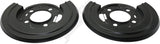 APDTY 035335 Brake Dust Shield Pair Rear