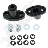 APDTY 035642 Sun Visor Hinge Bracket Set Fits 98-02 Jeep Wrangler Left & Right