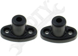 APDTY 035642 Sun Visor Hinge Bracket Set Fits 98-02 Jeep Wrangler Left & Right