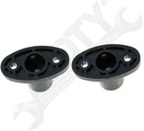APDTY 035642 Sun Visor Hinge Bracket Set Fits 98-02 Jeep Wrangler Left & Right