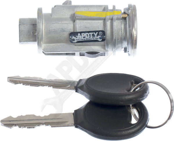 APDTY 035814 Ignition Lock Cylinder Assembly With New Keys