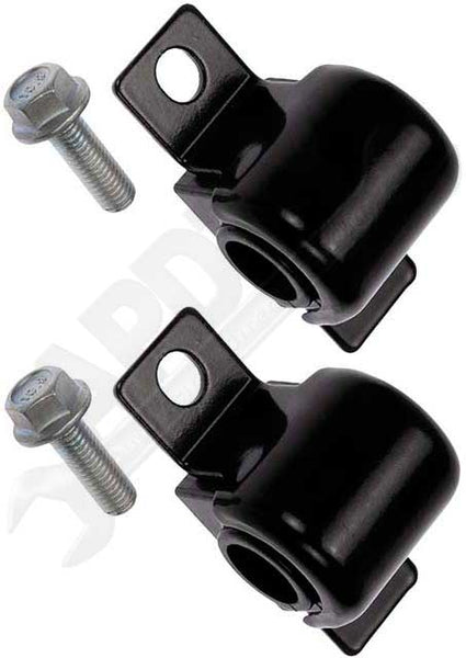 APDTY 039426 Sway Bar Bushing Bracket Kit Front