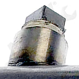 APDTY 476515 Lower Coolant Tube (Upgraded To Stainless Steel)