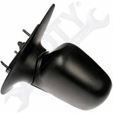 APDTY 066117 Side View Mirror - Left, Manual, Black