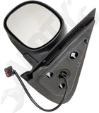 APDTY 066141 Side View Mirror - Left , Heated, Black