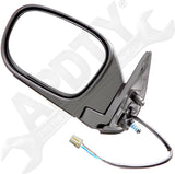 APDTY 0662101 Side View Mirror Left Power; Heated; Primed / Black, From 11-00