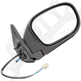APDTY 0662102 Side View Mirror Right Power; Heated; Primed / Black, From 11-00