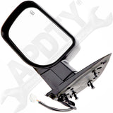 APDTY 0662103 Side View Mirror Left Power; Heated; Memory, (Textured Cover)