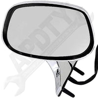 APDTY 066235 Side View Mirror Power Chrome Left/Driver-Side (Replaces 10113834)