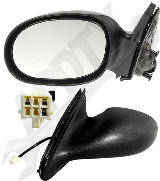 APDTY 0662380 Side View Mirror Power, Non-Folding Replaces 4805311AD, 4805311AA