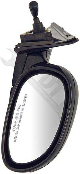 APDTY 066240 Side View Mirror (Manual Remote, Foldaway, Non-Heated) Fits Right