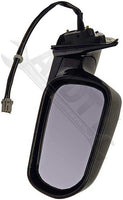 APDTY 066260 Side View Mirror - Right , Power, Black, Non-Heated, Folding