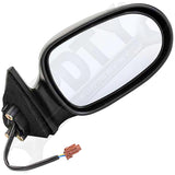 APDTY 0662642 Replacement Side View Mirror Assembly Black Power Fixed Fits Right