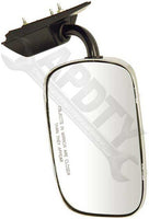 APDTY 066299 Side View Mirror - Right , Manual, Chrome + Black