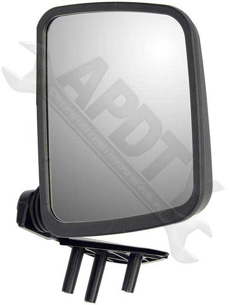 APDTY 066313 Side View Mirror - Left , Manual, Black