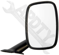 APDTY 066327 Side View Mirror - Left , Door Mount, Manual, Black