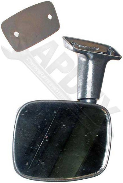 APDTY 066328 Side View Mirror - Right , Black